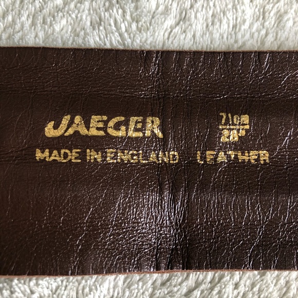🛍Jaeger genuine leather (suede) belt 28” - Picture 2 of 6